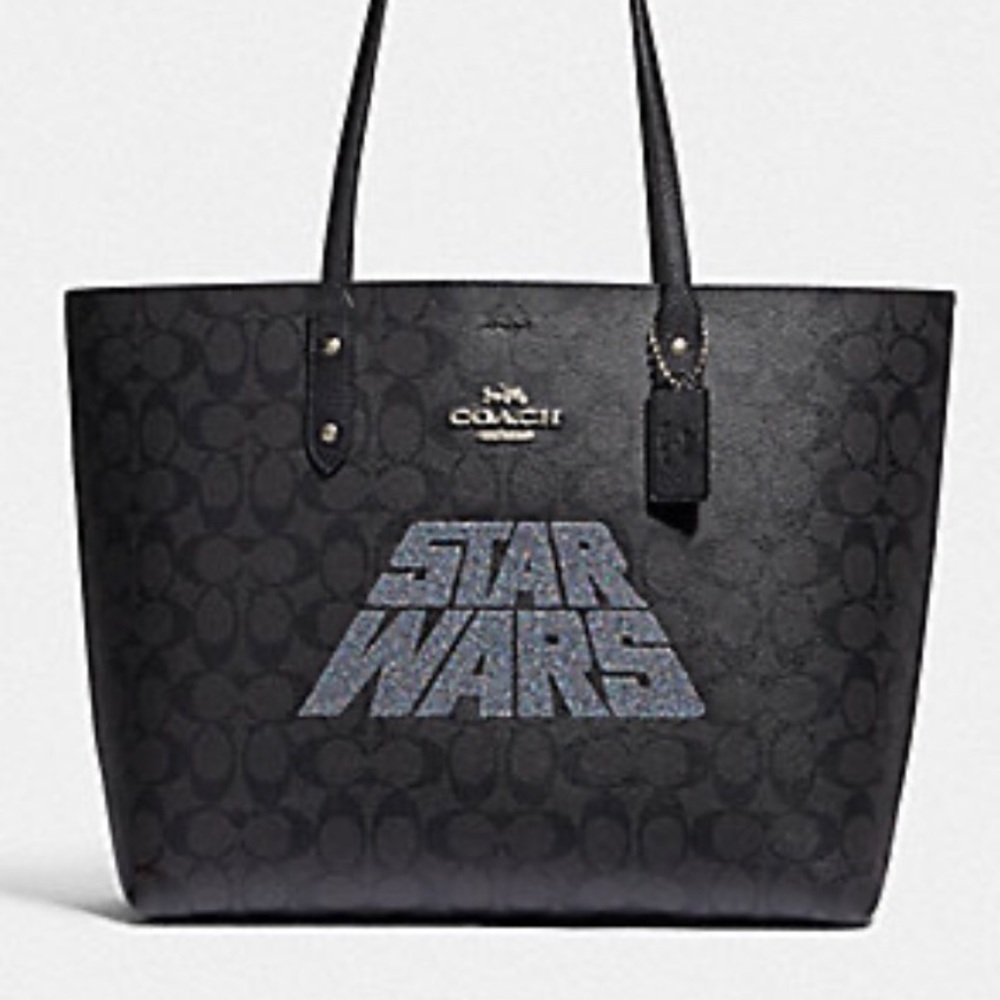 Coach X Star Wars Town Tote In Signature Coach